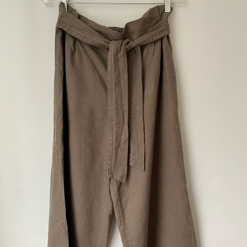 Cropped Wide Leg Pants